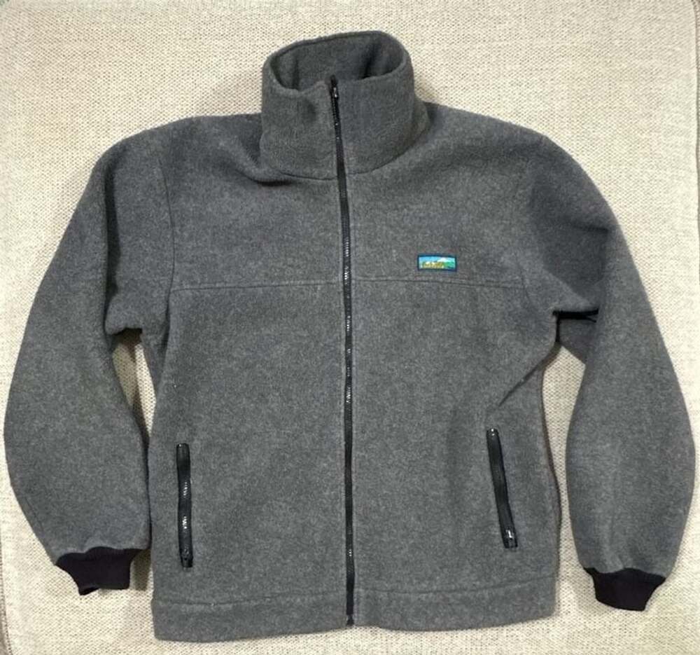 Vintage Cabela's Polartec Series 300 Full-Zip Gray Fleece Jacket